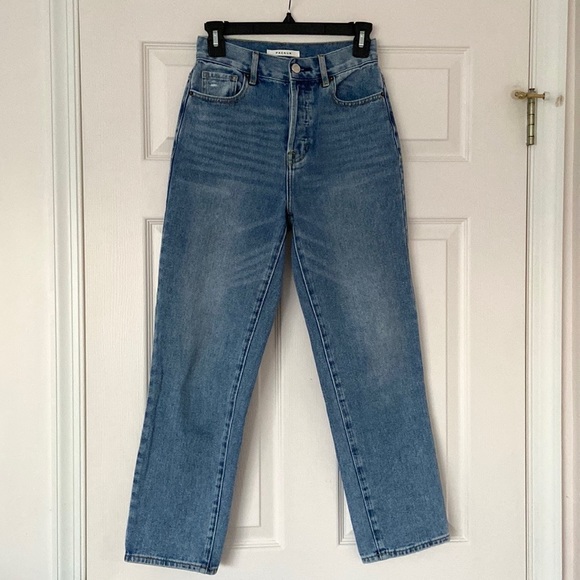 PacSun Denim - NWOT PacSun High-Rise Straight Leg Cropped Medium Wash Jeans Size 24 / 00